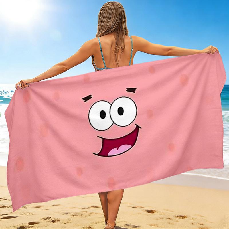 1Pc Surprise Spongebob Moment Beach Towel Quick Dry Multiuse For Beach Pool Gym Yoga Home Travel Christmas Halloween Xmas Gift S1140