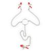 Three-Headed Nipple Clitoris Clamp BDSM Bondage Adult Games Clip Metal Clitoris Stimulator Body Massage Fetish Toys for Couples