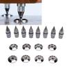 8Pcs Speaker Spike Pad Set Copper Height Adjustable Turntable Speaker Shock Absorption Feet Set for 