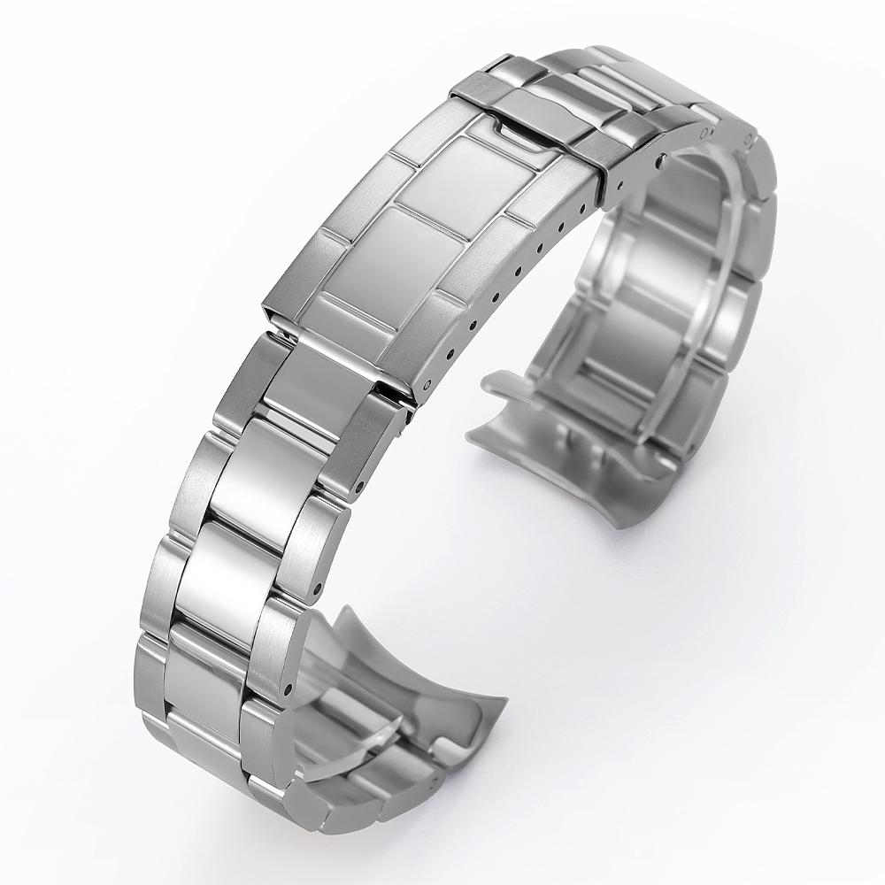 

Luxury Solid Stainless Steel Wtachband 20mm Straps for Rolex Daytona Submariner Men Women Business Btacelet Watch Accessories 20mm