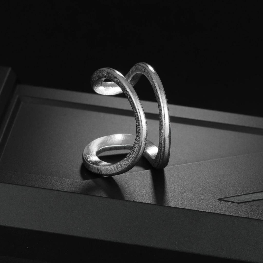 Adjustable Non-Fade Electroplated Couple's Ring