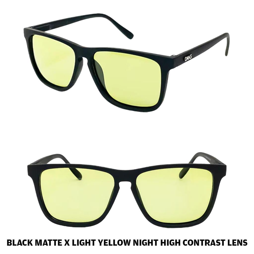DANG SHADE Recoil Black Matte X Light Yellow Night High Contr