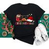 Just A Girl Who Loves Christmas Print Women T-shirts Cute Female Christmas Clothes New Year Party Tshirt