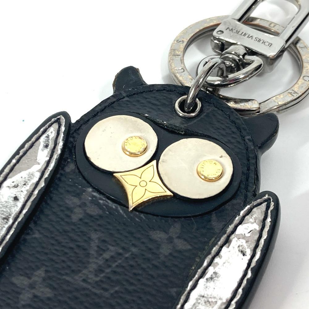 Louis Vuitton M69482 MonogramEclipse Porte Cles-Oulu Bag Charm Owl Key Holder