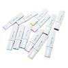 Wide Tip Markers Refillable Ink Even Inking Alcoholic Paint Marker for Paper Plastic Wood Glass 12pcs