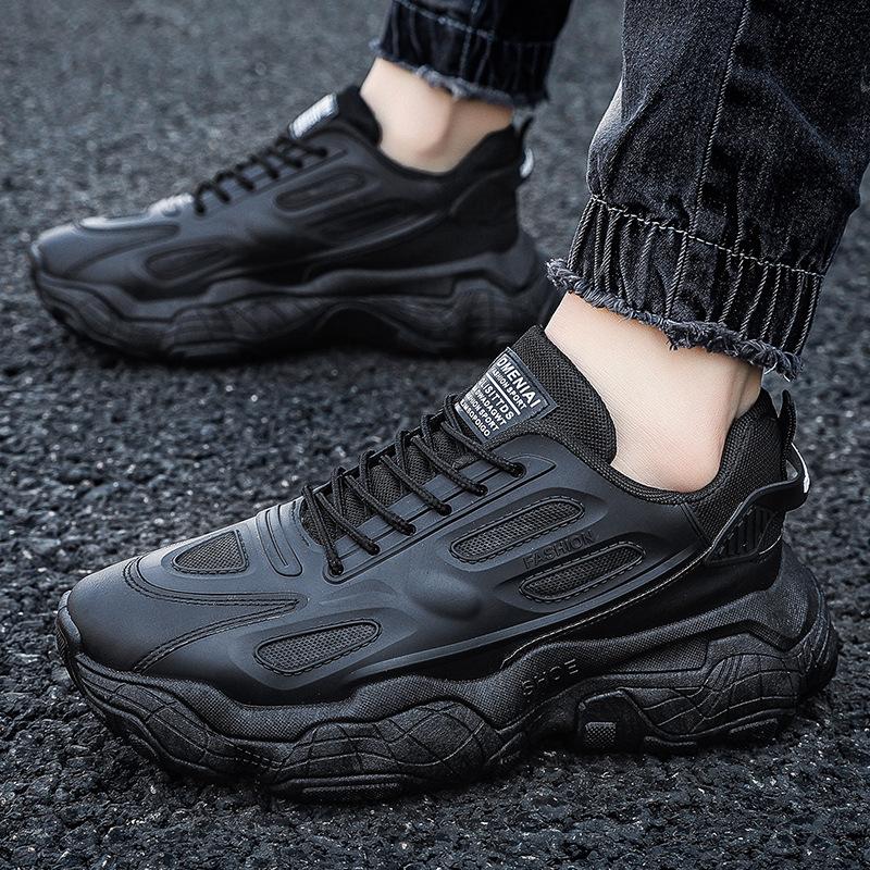 Spring New Thick-soled Heightening Dad Shoes Men's Shoes Korean Version Trendy Sports Shoes Casual Little White Shoes Men's