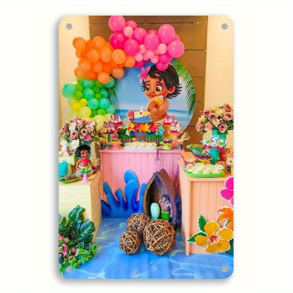

1pc Disney Vintage Birthday Party Metal Tin Sign - Donald Duck with Birthday Cake - Tropical Decor - Durable Metal Wall Plaque f 20x30cm（7.8x11.8inch）