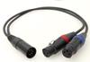ZBLZGP Dual 3-Pin XLR Female To 5-Pin XLR Male 2-Channel Audio Input Cable for ARRI Alexa Camera