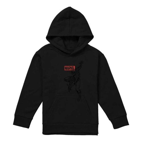 Spider-Man Childrens/Kids Outline Hoodie