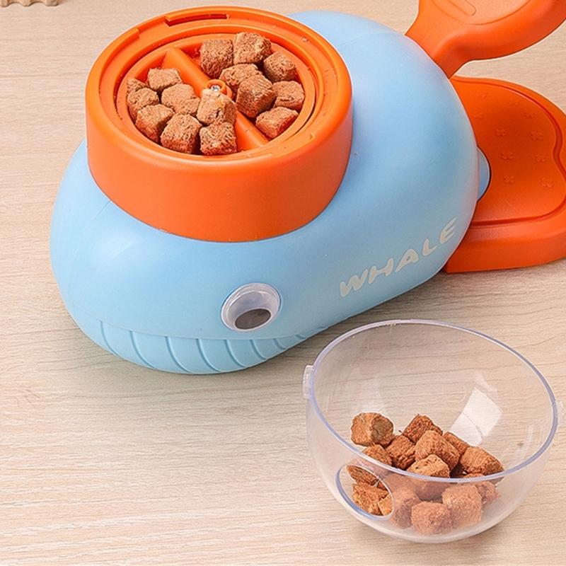 Funny Cats Foraging Feeder Toy Teasing Pedal Interactive Puzzle Toy for Indoor Kittens Food Leaking Kibble Feeder Pet To