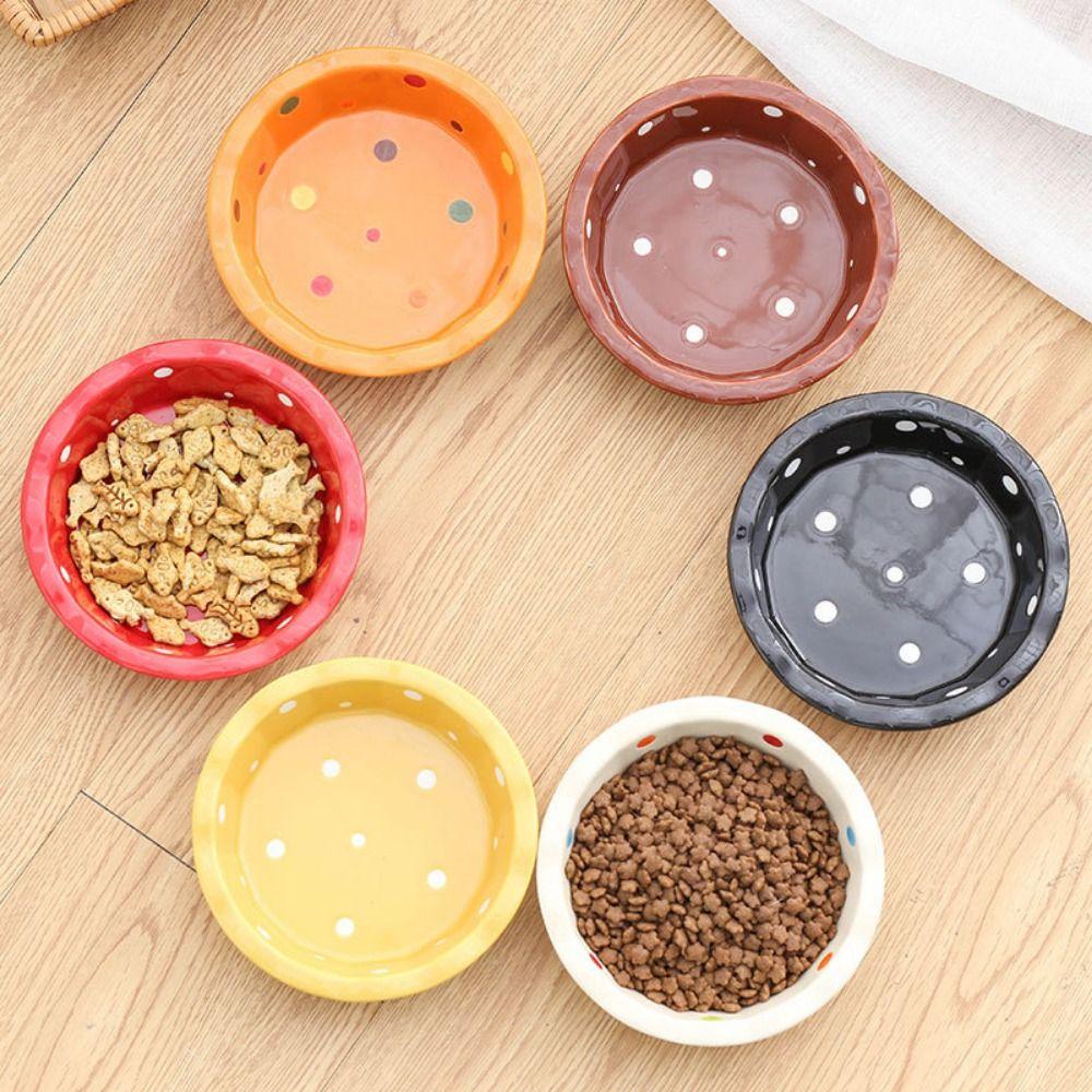 Protect Pet's Spine Cat Water Eatting Bowl Ceramic Cat Food Bowl Cat Ceramic Bowl  For Kitten/Puppy