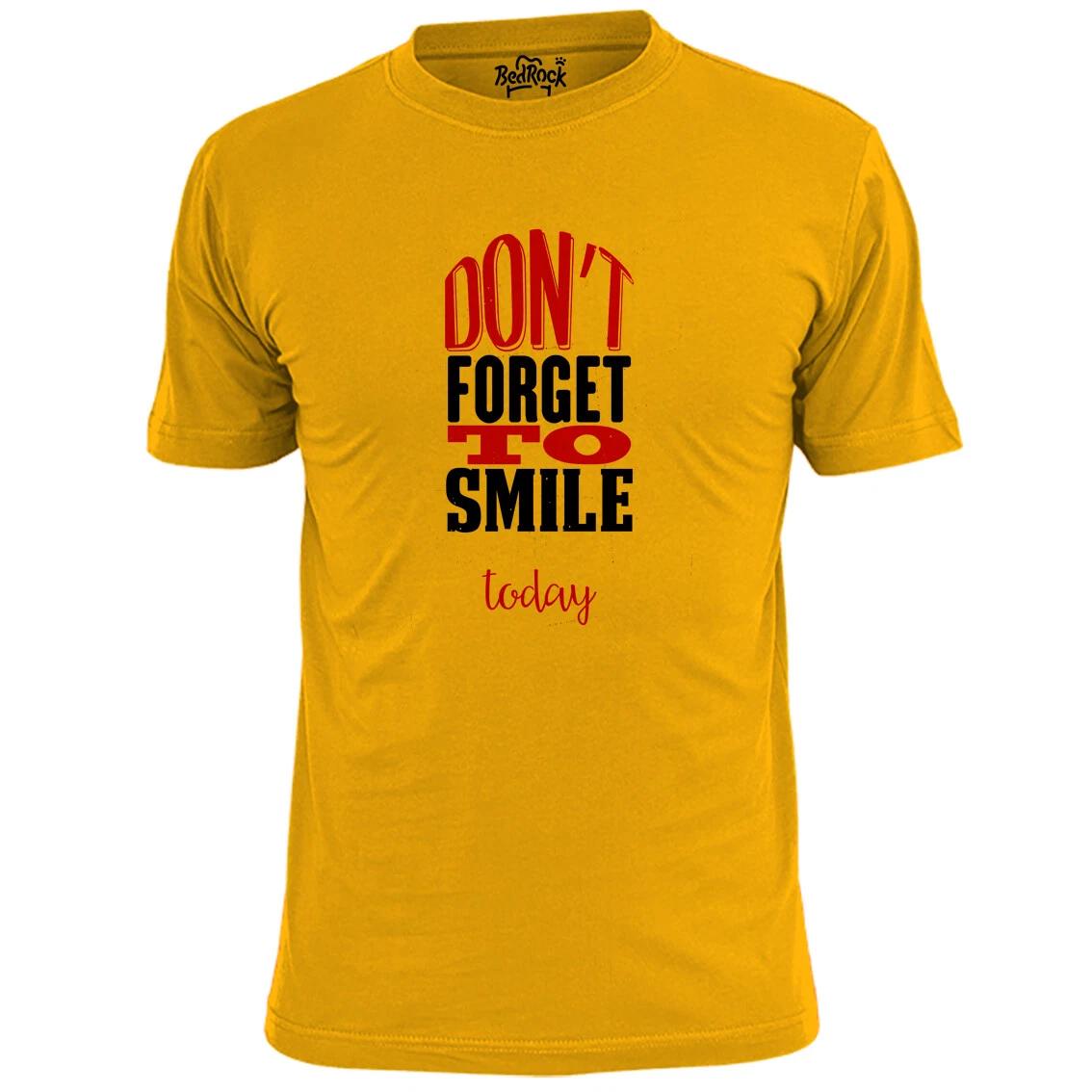 Mens Don t Forget To Smile T shirt Happy Funny 3XL