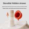 Learn to drink cup baby special suction cup children 1-3 years old milk cup with handle leak-proof drop-proof baby cup wholesale(Forest Green)
