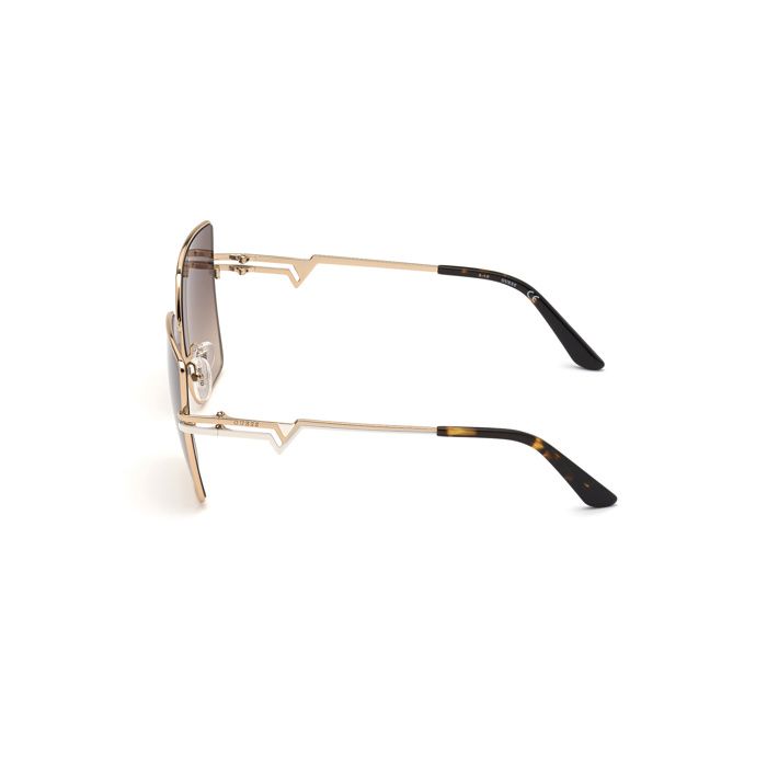 Lunettes de Soleil Guess GU7733 61/14/140 ROSE GOLD/BROWN SHADED métal femme GU7733