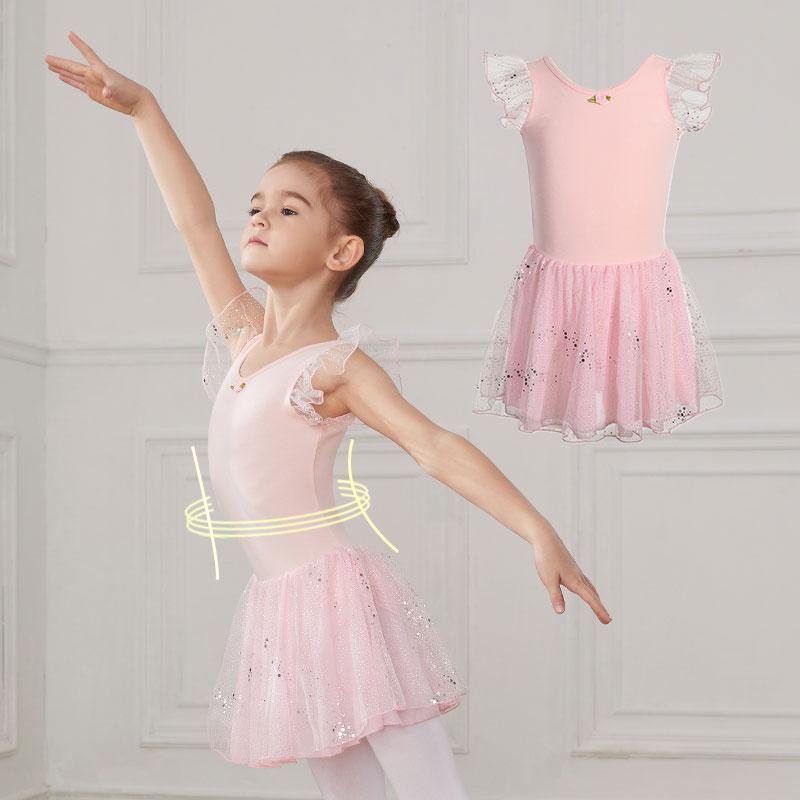 Ballet Dress Dance Leotards Girls Dancewear Tutu Ballet Kids Gymnastics Leotard Sleeveless Ballerina Clothes