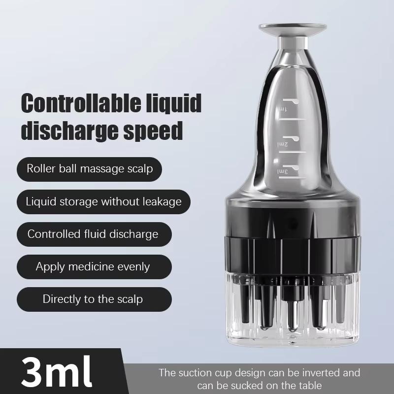 3Ml Scalp Applicator Comb Scalp Roller Hair Liquid Dispenser Medicine Comb Massager Topical Treatment Ultra Accurate Safe Easy