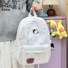 SchoolbagKITTY schoolbag ins Korean version backpack female niche new Japanese large-capacity middle and high school student Hello Kitty backpack
