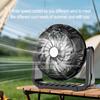 USB Rechargeable Hanging Mini Fan Outdoor Camping Fan Light Tent Large Capacity 3-speed Fan 360° Adjustment for Camping and Home