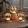 Deer Bell Christmas Candle Holder Christmas Tree Candlestick Table Ornament  Wedding Party
