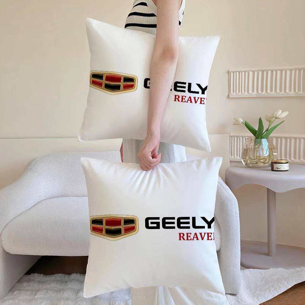 GEELY Pillow Case Sofa and Living Room Decorative Cushion Covers Dust-proof and Mite-proof Invisible Zipper