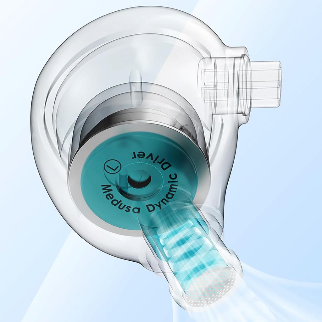 Linsoul TRN Medusa High-Performance HiFi Dynamic Earphones Large 12mm Second-Generation LCP Dynamic Drivers, Innovative Three-Chamber Design for