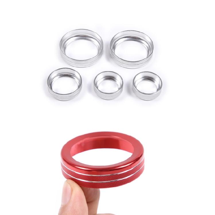 Colorful Car Center Control Air Conditioner Switches Cover Trims Button Rings