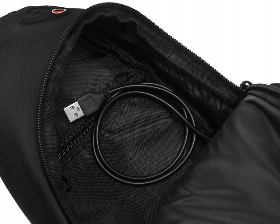 Men's Shoulder Bag/Backpack With Usb Port - Peterson