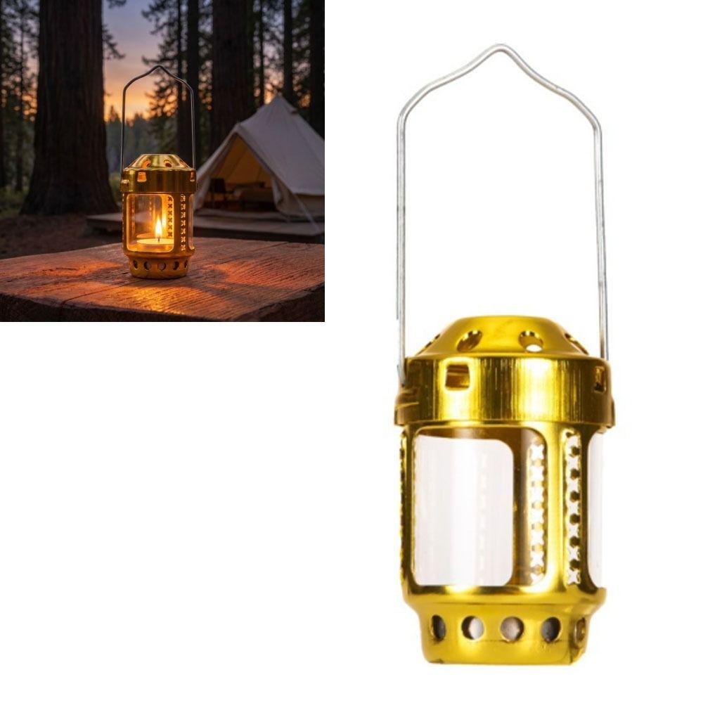 Aluminum Alloy Tealight Candle Lantern Lightweight Camping Lantern  Camping Outdoor