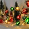 1/3M Christmas Decorative Lights String Christmas Balls Stars Garland Battery-operated Garland Xmas Tree New Year Home Decor