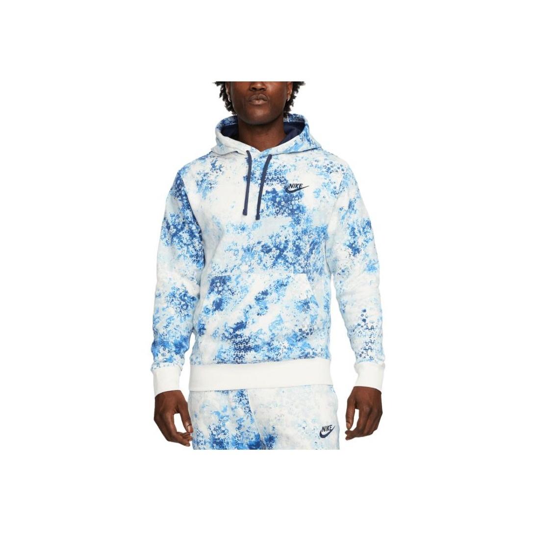 

Толстовка с капюшоном Nike Tie-Dye, мужская толстовка, синяя DZ3065-133 M