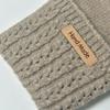 Knitted Gloves Women's Winter Warm Thickened Cycling Electric Vehicle Cotton Gloves Cold Touch Screen Woolen Gloves