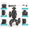 Clip-Halterung für Motorrad Super verstellbar GoPro Tragbare Kamera Schraube Kompatibel mit LCD Action Spiegellosen Digitalkameras und Camcordern Kameras, Klemme,