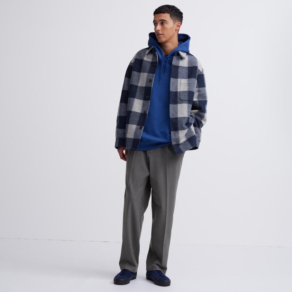 Uniqlo Japan Tuck Wide Pants  Standard Length 70 76cm 