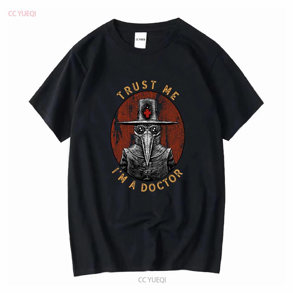 Humor Trust Me Im A Doctor T Shirt Men Cotton Funny Harajuku Short Slee long or sleeves vintage Washed Unisex Stretched
