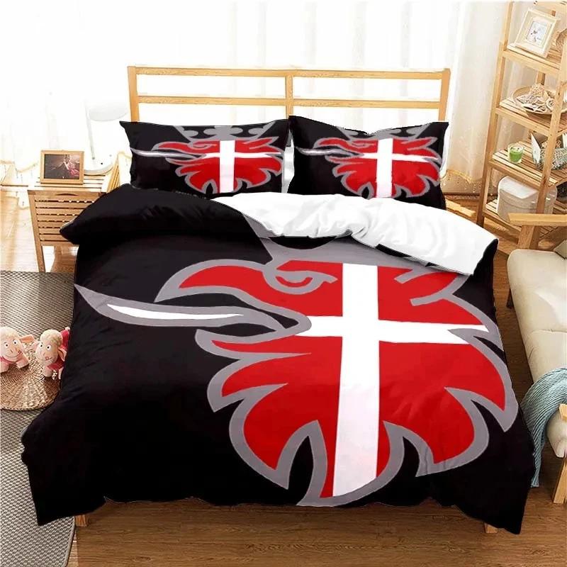 Scanias Truck Logo Bedding Set Boys Girls Twin Queen Size Duvet Cover Pillowcase Bed Kids Adult Fashion Home Textileextile