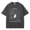 Nel frattempo Il Gatto nella Scatola di Schrödinger Divertente Meme T Shirt Uomo Donna Casual Cotone Vintage Tshirt Moda Maschile T-shirt Oversize