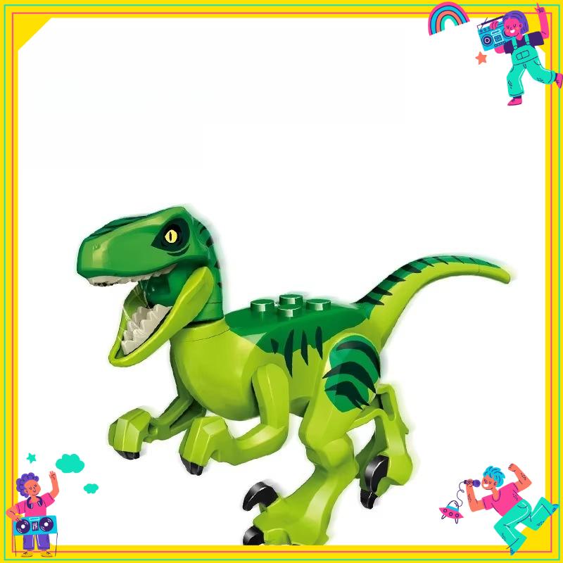 סדרת יורה פארק עולם הדינוזאורים מיני דינוזאור ערכת בנייה בנושא צעצועים וחלקים ניידים קוביות בניין צעצועי חינוך לתינוק