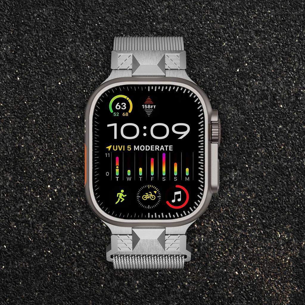 Magnetic Milanese Band for Apple Watch Ultra 3 2 49mm 11 10 46mm Luxury Loop Strap for iWatch Series 9 8 7 Se 45mm 44mm Bracelet