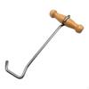 Wooden Handle Boot Hook Puller Shoe Practical Pulling Tool Pull for Tall Riding Boots