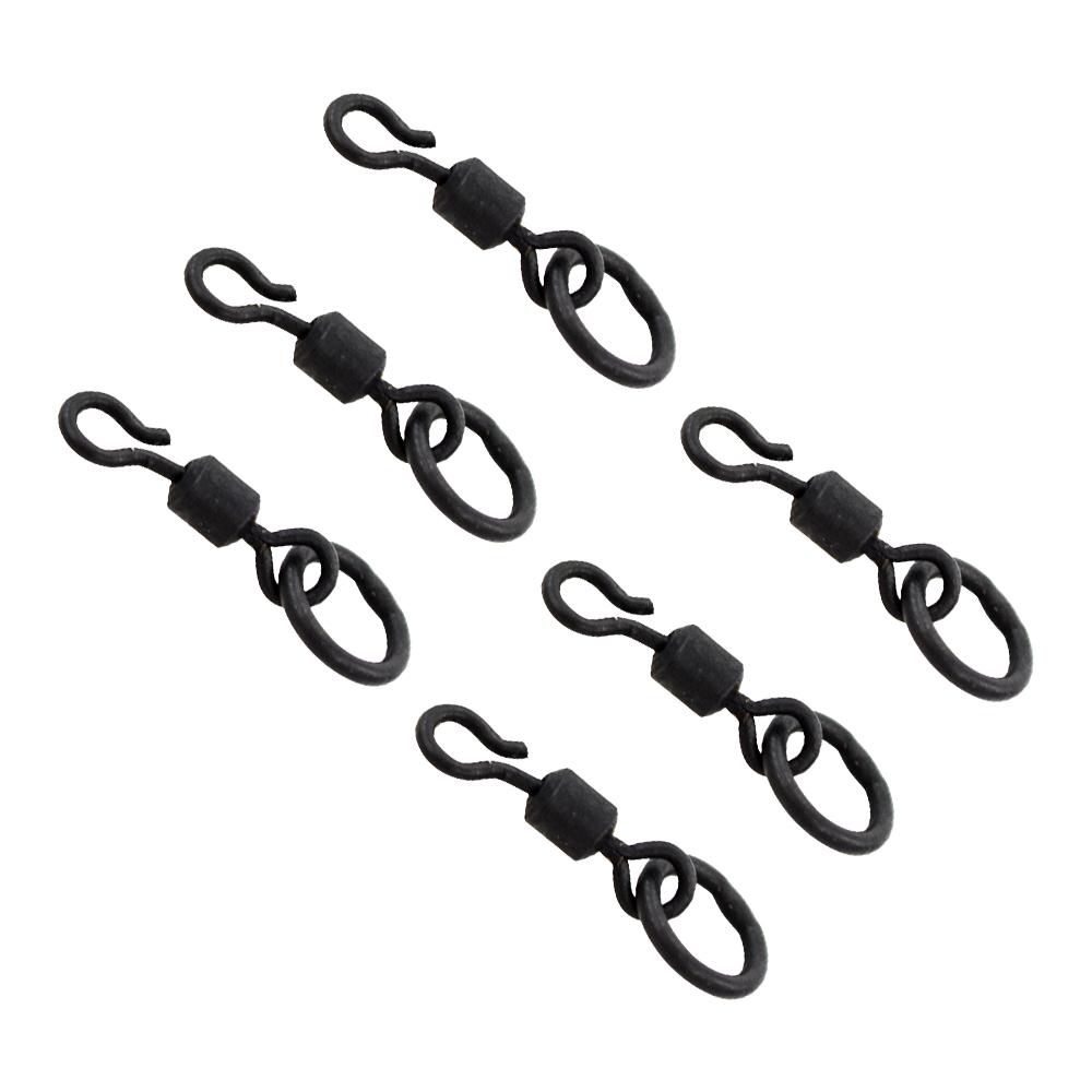 500 Piece In Bulk Carp Fishing Swivels Snaps Round Quick Change Ring Swivels Fishing Accessories AE009