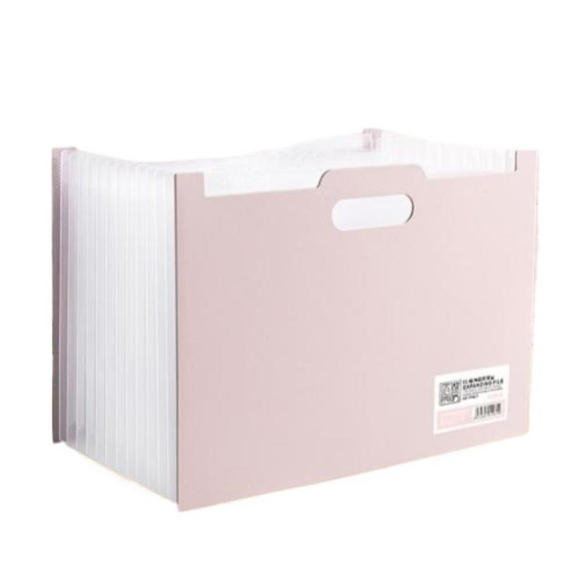 Carpeta de archivos en acordeón, organizador de archivos vertical expandible, carpeta de 13 bolsillos con colores