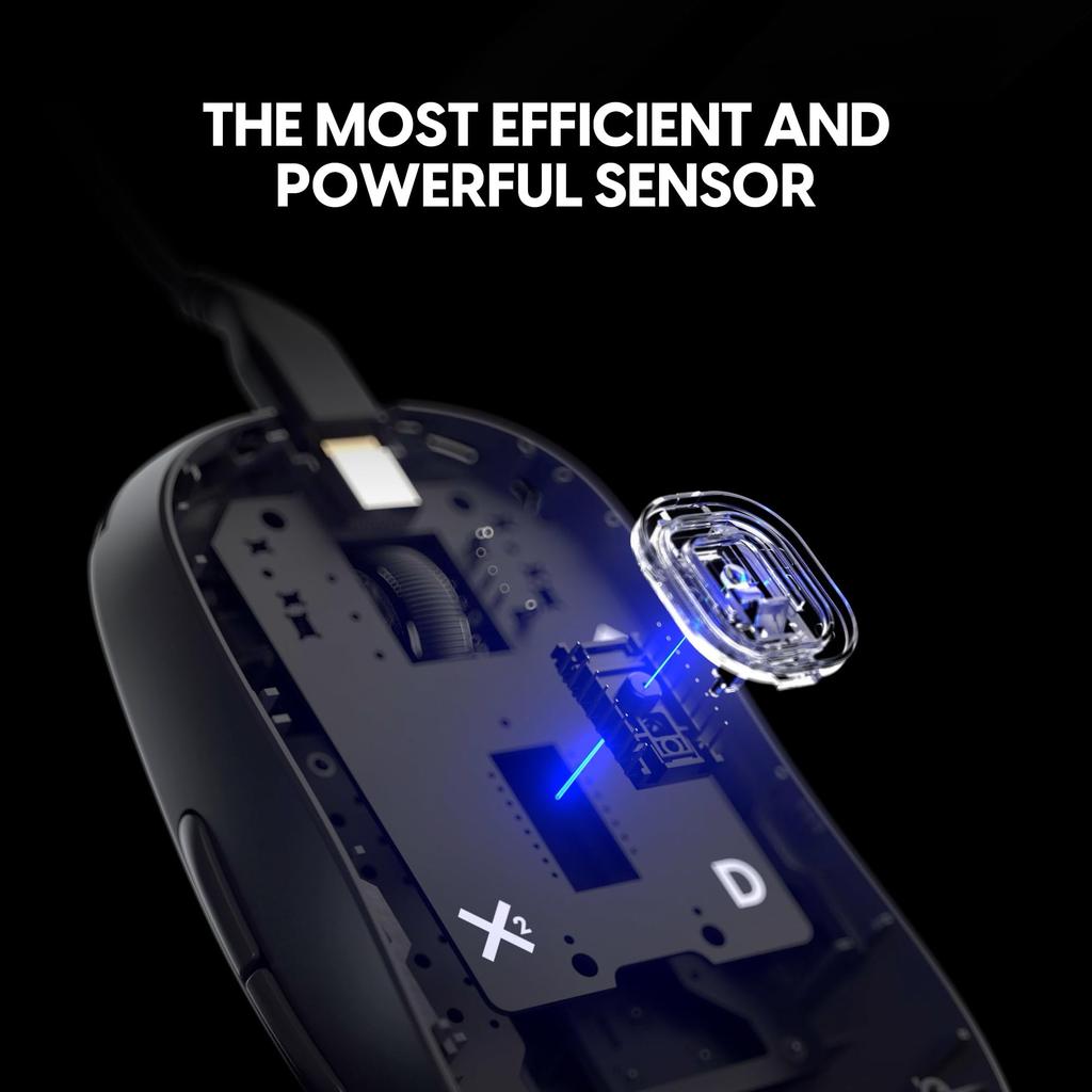 Pulsar Gaming Gears X2 Wired Medium Wired Gaming Mouse Ultra Light 51g 1ms 26000 DPI Optical Sensor PAW3395