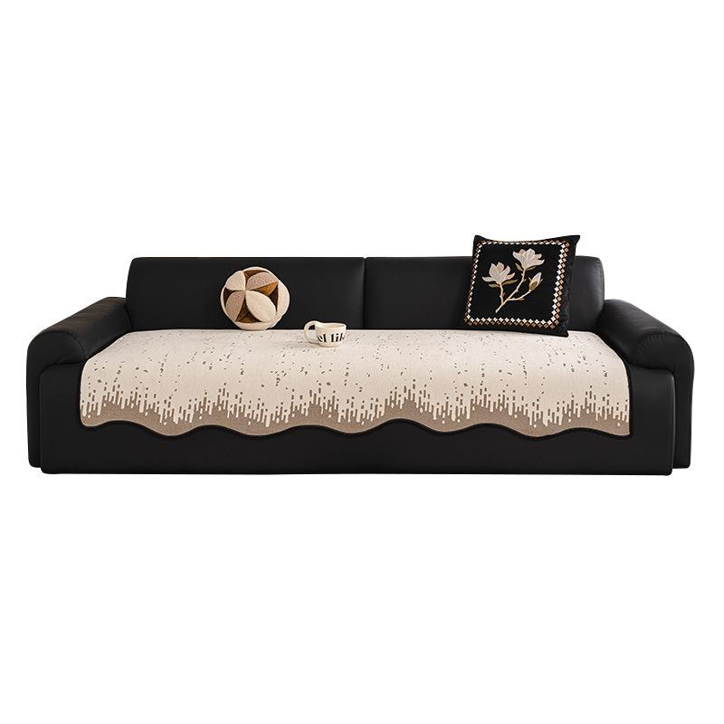 Premium Four-Season Universal Sofa Cushion Chenier Non-Slip Special-Shaped Sofa Cover Cloth Anti-Cat Scratch And Anti-Run Sofa Seat Cushion