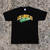 Los Angeles Palm Tree TShirt Unisex Women Tops Casual Short Sleeve Crew Neck Black Cityscape Streetwear Top Luxury Clothes Copy