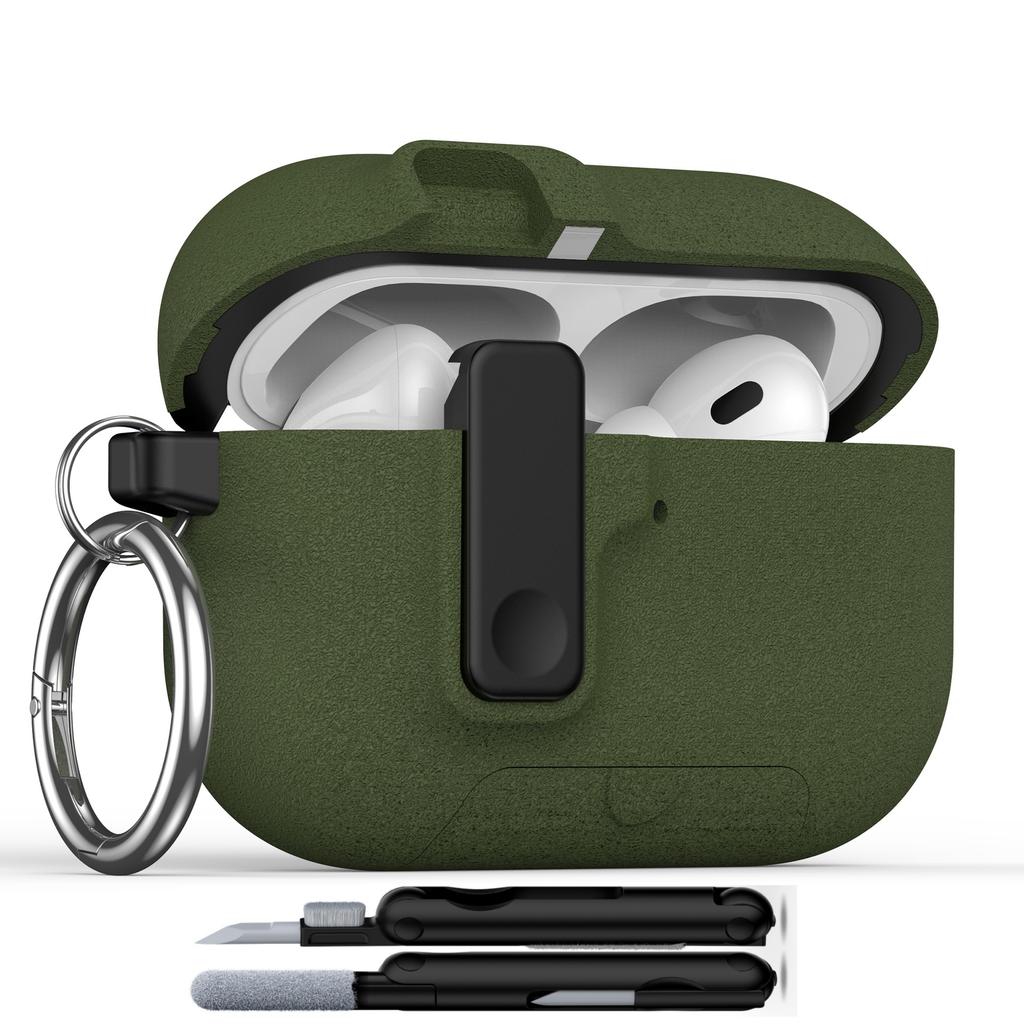 For AirPods Pro 3 Case 2025 with Cleaner Kit for Apple AirPods Pro 3rd Generation Case Safety Lock AirPod Pro 3 Case Accessories