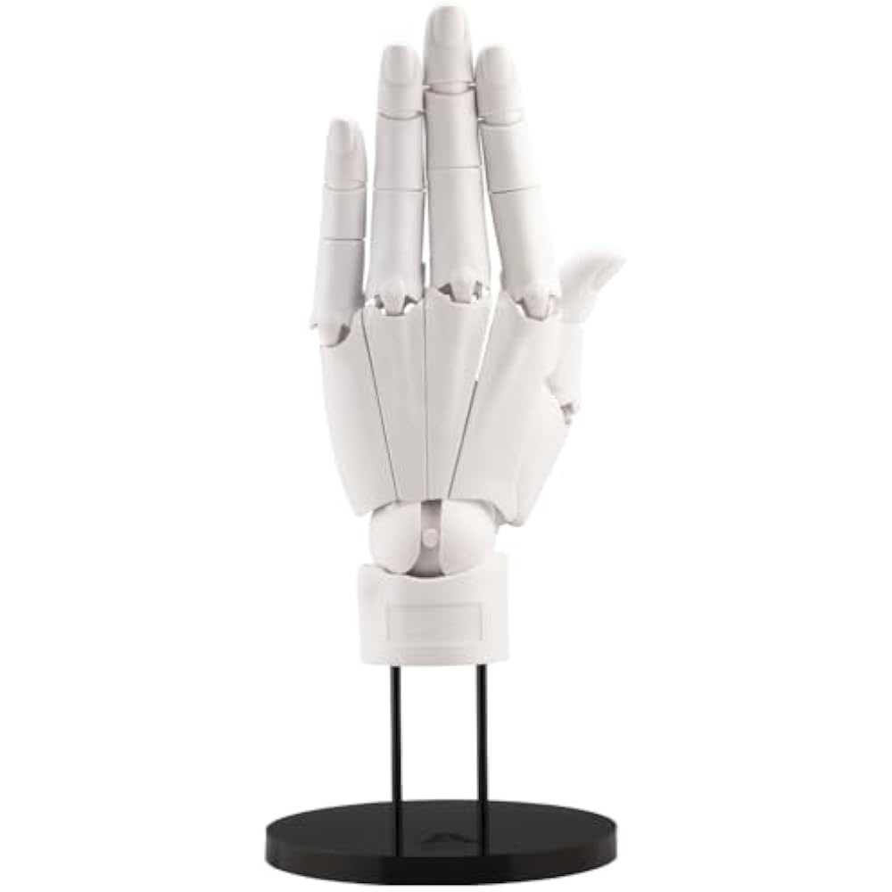 KOTOBUKIYA ARTIST SUPPORT ITEM Hand Model/L -WHITE- 1/1 Scale Action Figure