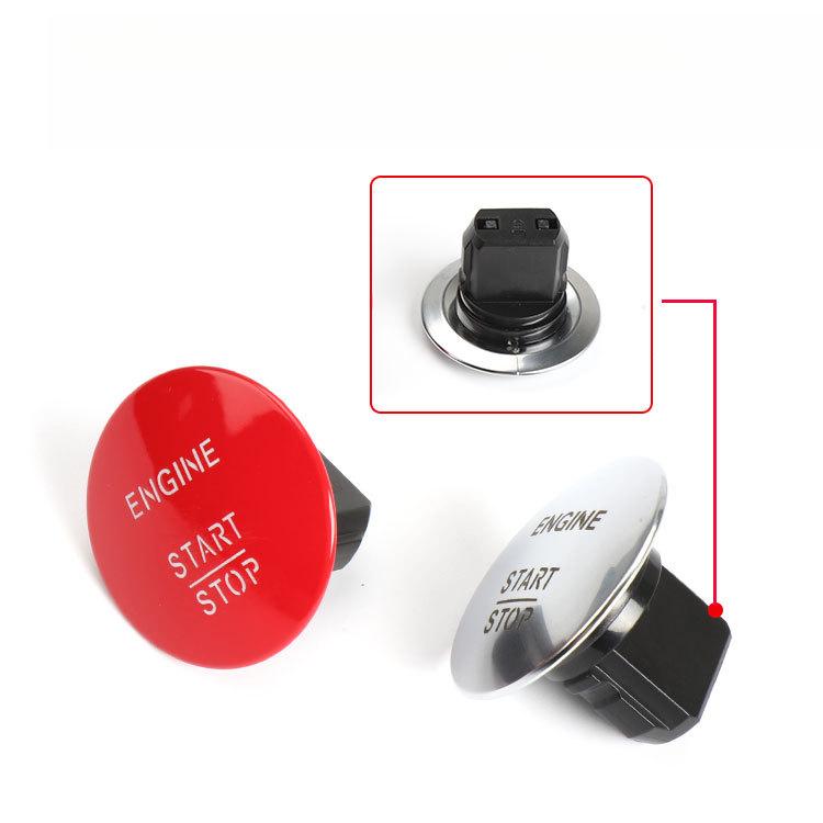 Keyless Go Start Stop Push Button Engine Ignition Switch 2215450714 Silver For Mercedes-Benz W164 W205 W221 W176 W166