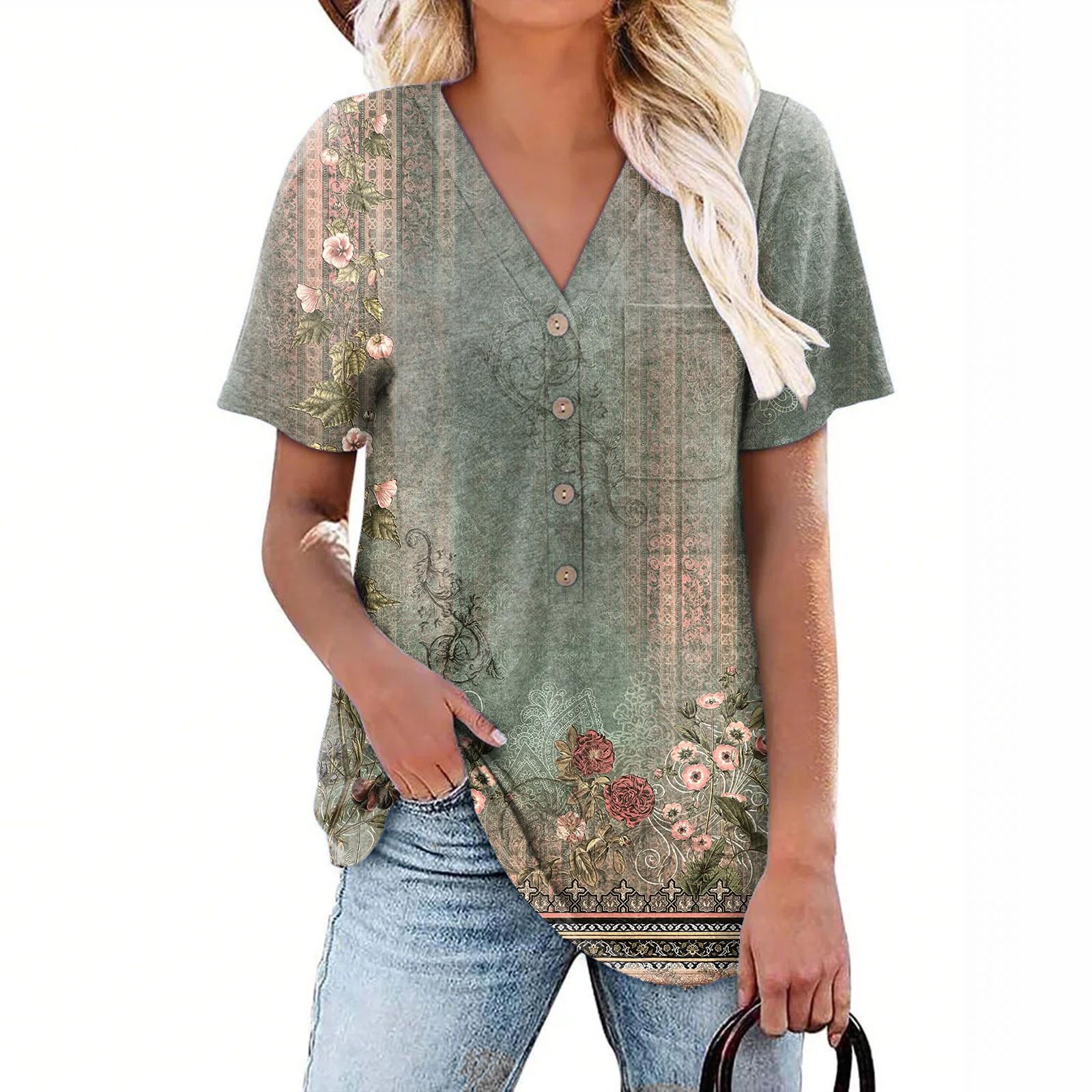 

Женские повседневные свободные рубашки модные топы футболки футболки M чёрный