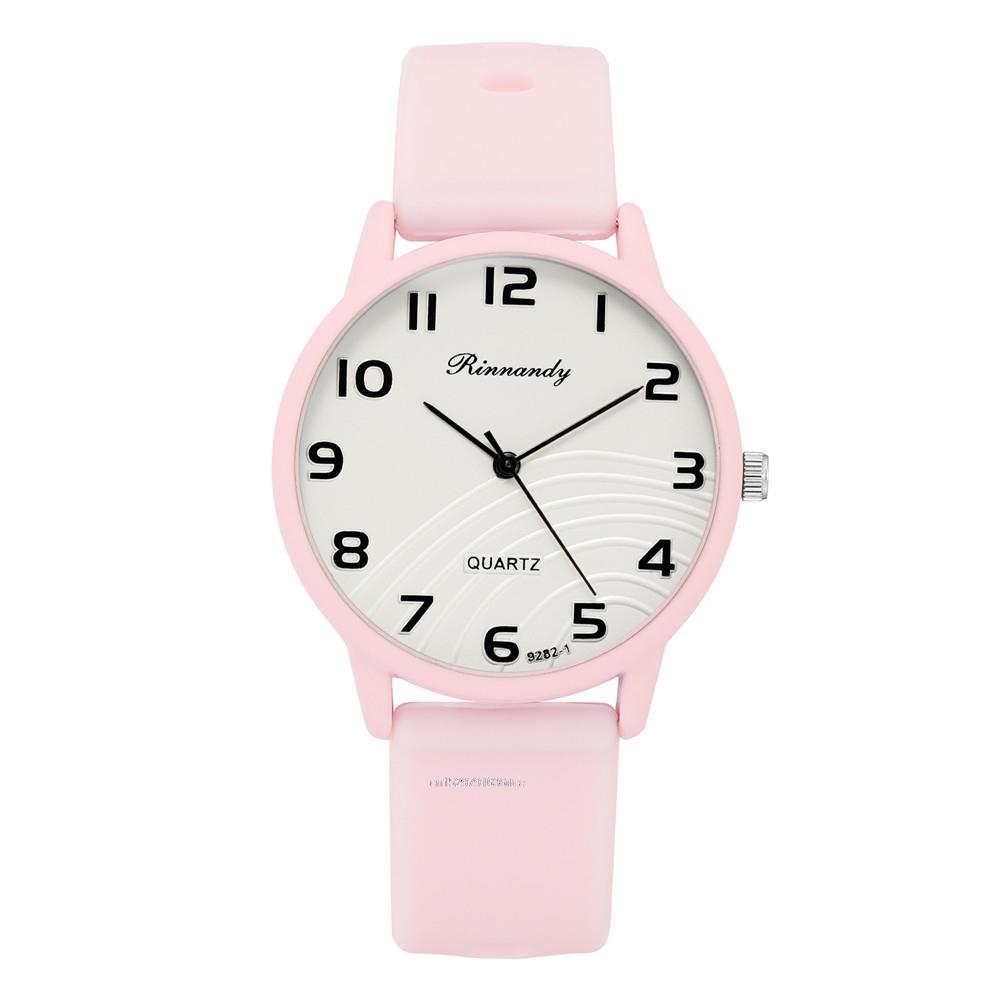 Fashion Lady Hot Sales Watches Leisure Grey Digital Simple Women Quartz Watch Sports Silicone Strap Ladies Clock Wristwatches