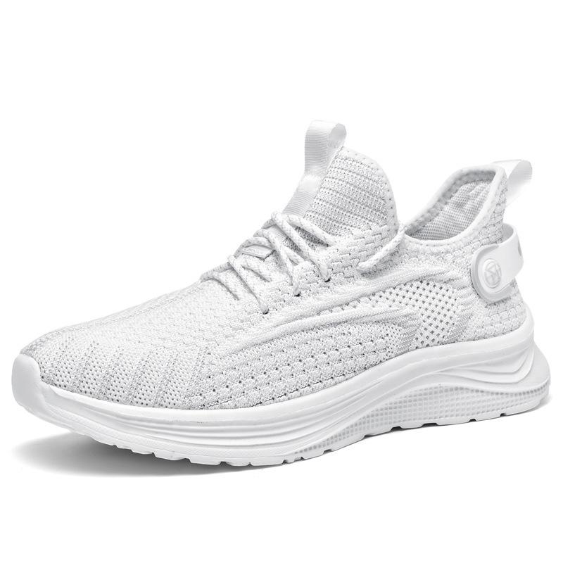 2025 Foreign Trade Men's Shoes Extra Large Size 45 Flying Woven Coconut Light Running Shoes 2025 Foreign Trade Men's Shoes